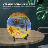 Customerised ceramic souvenir plate